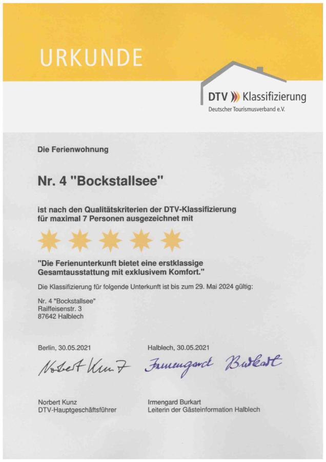 Ferienwohnung Hipp - Bockstallsee Halblech Exteriör bild